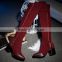 2015 Low chunky heel genuine leather women over knee high boots zipper pointed toe lapel stylish women boots CP6709