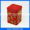 small tea tin box wholesale with square shape