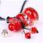 Rondelle Perfume Bottle Lampworked Glass Pendant Necklace perfume bottle necklace
