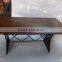 Antique french style dining table , Metal dining table