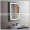 world popular CE R0HS certificate freely customized function wall mounted bright bathroom touch screen sensor LED mirror