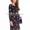 Newest Style Print Islamic Maternity Clothes for Spring and Autumn