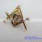 Custom Luxury 3d Masonic Brass Lapel Pin Badge