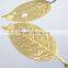 copper leaves bookmark,gold bookmark