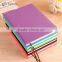 Custom a5 PU leather notebook cover with logo press