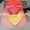 homeuse beauty equipment facial led mask for 3 color led light treatment