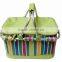New Design High Quality Folding Picnic Basket