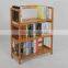 Wooden bamboo book shelf