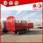 3 axles curtain side fence cattle trailer for sale