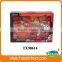 plastic toy truck, fire fighting toys, blue fire truck toy