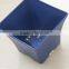 Plastic European Sqaure Pot Blue