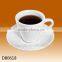 Factory direct wholesale customized white crockery coffee cup