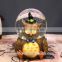 3d resin Witch owl figurine water globes halloween snow globe