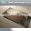modern beige travertine marble living room coffee table with glass top