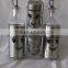 4 Pieces Mat Shinning Stainless Steel Coated salt pepper oil vinegar with metal stand