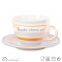 New design colorful Cup & plate for sale