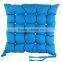 cushion 100% cotton with filling solid color with colorful dots