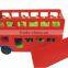 Wooden Bus;London bus;toy bus