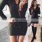 Women Casual Long Sleeve Bodycon Jumper Knitted Sweater Sexy Evening Party Dress