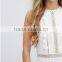 Women Fashion Sleeveless A-Line Lace Asymmetrical Hem High Waist Sweet Dress