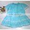 Children Clothes Latest Baby Girl Tops blue short Sleeve Baby Girl Shirt For Summer