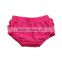 2017 Hot sale lovely baby girl underwear wholesale ruffle diaper covers girl ruffle shorts