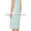 High Quality Silk Made Sexy One Piece Nightdress with Lace Trims