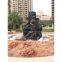 Antique Metal Fountain Sculpture With Lady