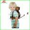 high quality cute cartoon plush animal walking wings backpack with hauling cable