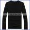 Peijiaxin Casual Style Long Sleeve O-neck Cotton Mens Plain OEM Tshirt