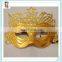 Fancy Dress Venetian Golden Glitter Masquerade Party Masks HPC-0439
