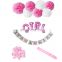 baby shower party decoration set for girl