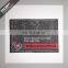 customized private high density ultrasonic cutting clothing woven label