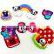 custom promotional 100% polyester cartoon embroidery patches sew on