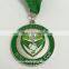 Sport Medal with special pattern in shiny silver plating,die cast process and sparkle texture
