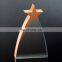 Hot sale crystal glass award oscar trophy