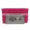 Luxury Clutch Cosmetic Lip Purse Ladies Fashion Rectangle Evening Wallet Custom Silicone Bags