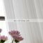 Solid color French window modern sheer linen tulle hotel  curtains