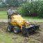 hysoon mini skid steer loader mini loader compact loader with mini tiller,rotary tiller