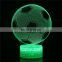 3D LED Creative Visualization Football Night Lamp For Household Home Decoration