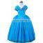 Kid's Cinderella Blue Color Dress Cinderella Cosplay Costume