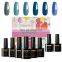blue green glitter series UV Gel Set 6 Color Nail Art Salon UV Gel Soak Off Gel Polish
