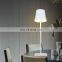 2021 Zafferano Poldina Nordic Metal Black Table Lamp Decorative Living Room Bed Side Table Lamp Led Cordless Light