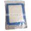 Non Woven Sterilization Surgical Gown Blue Knitted Cuff Disposable Surgery Surgical Gown
