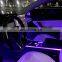 Hansshow car atmosphere lights smart ambient lighting kit car interior ambient optical led light strip for tesla model 3