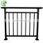 Powder coating Black color Steel handrail iron balcony balustrade railing