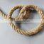 Fabric Braid Cable Natural decorative hemp rope pendant Pendant Light Lamp