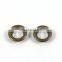 High Quality Round Shape Custom Shoes Metal Brass Eyelets/Grommets For Hoodies/Garment