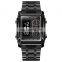 Skmei 1868 Wristwatch Multifunction Analog Digital Chronograph Leather Strap Hand Watches For Men