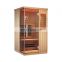small customize wood type Computer control Traditional steam cabinet spa Infrared dry steam sauna room